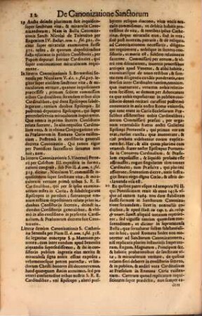 Novissimus de Sanctorum Canonizatione tractatus