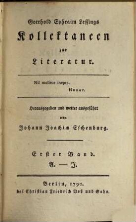 Gotthold Ephraim Lessings sämmtliche Schriften, 15