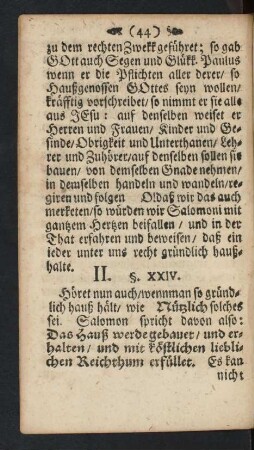 II. ... wie Nützlich solches sei ...