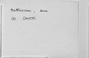 Matthiassen, Anna - Meding, Wassmuth von