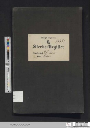 Sterberegister Kliestow 1885