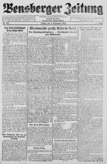 Bergisch Gladbacher Volkszeitung. 1906-1929