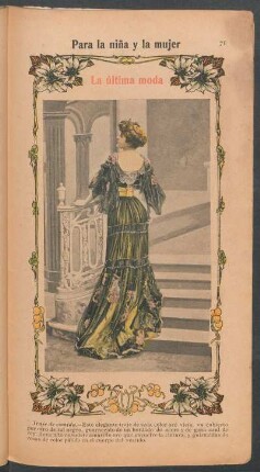 Para la niña y la mujer - La última moda [Dibujo]