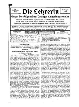 Staatsbürgerkunde als Lehrfach der Schule : (Forts. und Schluß von Nr.2, S.13)