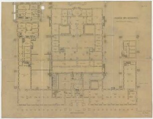 Fischer, Theodor; Wiesbaden; Museum - Grundriss Keller