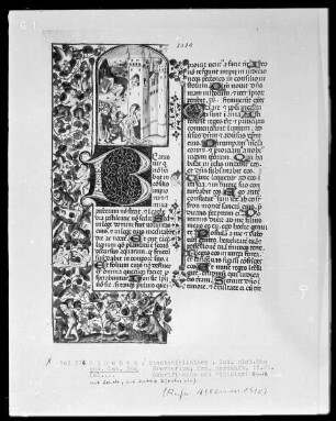 Breviarium — Miniatur mit Davids Triumph