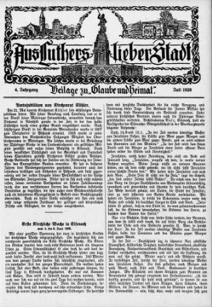 Amtsjubiläum von Kirchenrat Köhler