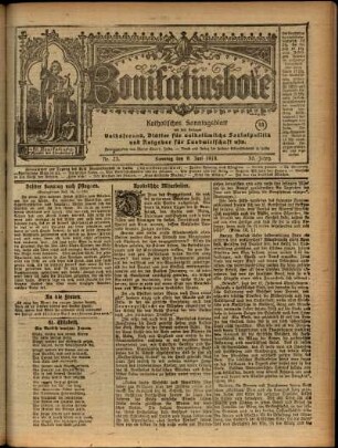 Ausgabe vom Sonntag, den 09. Juni 1918.