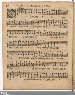 XXVII. O JEsu wir wissen daß du