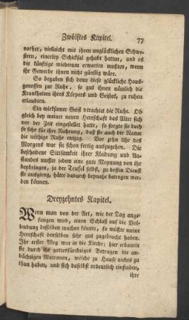 Dreyzehntes Kapitel