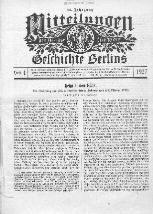 Heinrich von Kleist