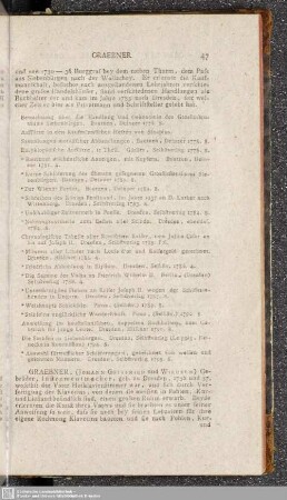 Graebner, Johann Gottfried und Wilhelm