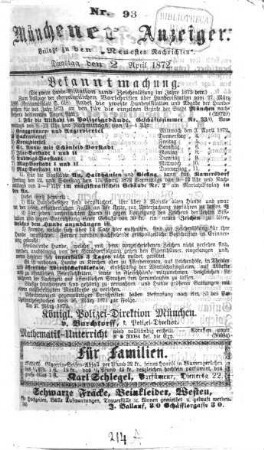 Neueste Nachrichten aus dem Gebiete der Politik. 1872, [a] = Münchener Anzeiger, 4 - 6