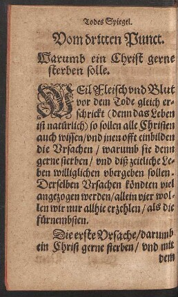 Vom dritten Punct.