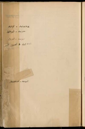 [Arabische persische und türkische Handschriften.]