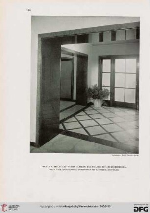Verwandlung einer Wohnung: Architekt: Prof. Fritz August Breuhaus