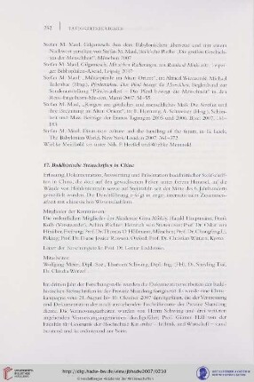 17. Buddhistische Steinschriften in China