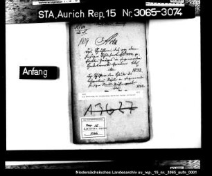 Die Benutzung der Stadtgräben durch die Gerber in Aurich