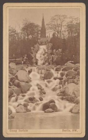 Ansichtskarte Oberer Wasserfall, Viktoriapark