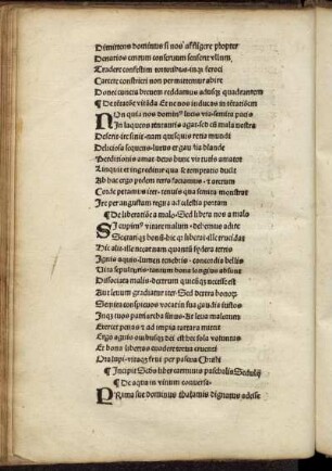 Incipit Secundus liber carminis paschalis Sedulij