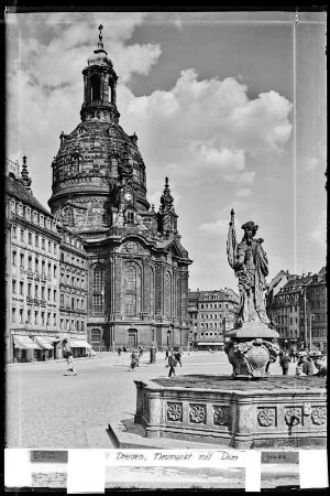 Dresden, Neumarkt mit Frauenkirche