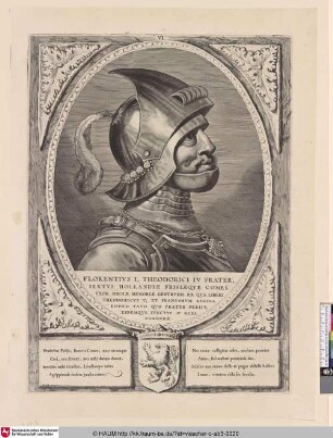 Florentius I, Theodorici IV Frater, Sextus Hollandiae Frisiaeque Comes