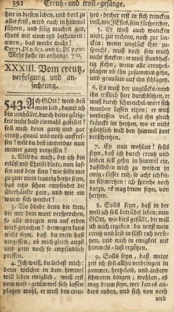 XXXIII. Vom creutz, verfolgung und anfechtung