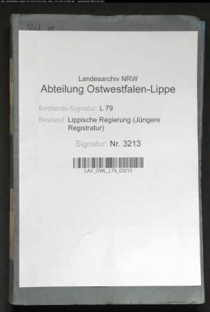 Bau der Eisenbahn Lage - Hameln, Band 3