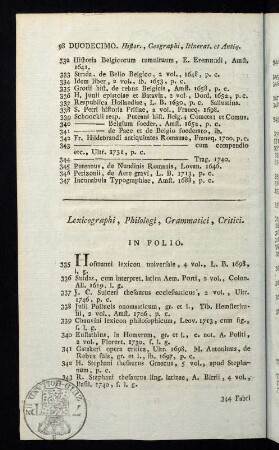 98-106, Lexicographi, Philologi, Grammatici, Critici