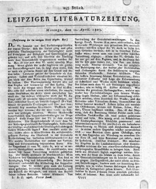 1803-04-11 : 245. Stück