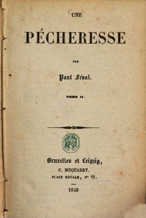 Une pécheresse : Par Paul Féval, 2