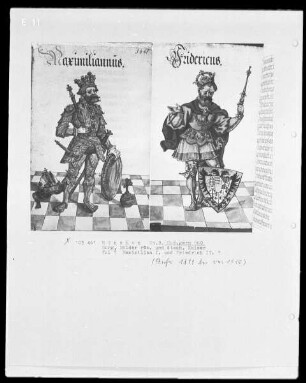 Bilder der römischen und deutschen Kaiser — Kaiser Friedrich II.?