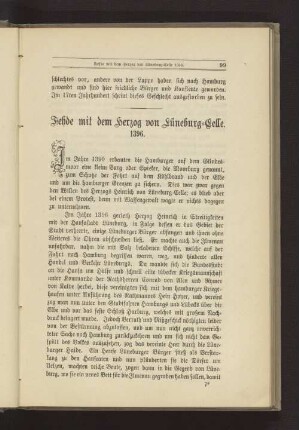 Fehde mit dem Herzog von Lüneburg-Celle. 1396.