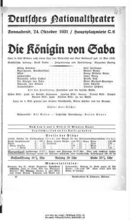 Die Königin von Saba