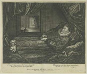 Bildnis des Grafen Joachim von Ortenburg auf dem Totenbett
