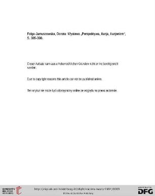 Wystawa "perspektywa, iluzja, iluzijonizm"