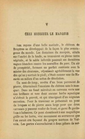 V. Chez Monsieur le Marquis