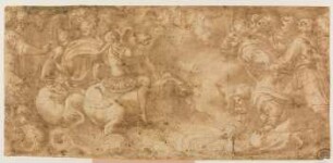 Das Heer Pharaos versinkt im Roten Meer