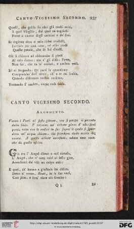 Canto vigesimo secondo