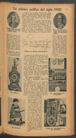 Un célebre artífice del siglo XVIII