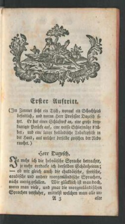 Erster Auftritt - Sechszehnter Auftritt