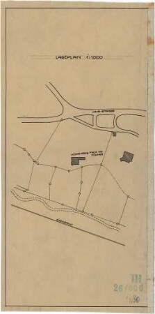 Fischer, Theodor; Icking - Schlederloh (Isartal); Landhaus Theodor Fischer - Lageplan