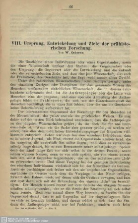 Ursprung, Entwicklung und Ziele der prähistorischen Forschung
