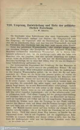Ursprung, Entwicklung und Ziele der prähistorischen Forschung