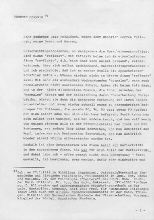 Grundsätze meiner wissenschaftlichen Tätigkeit : Vortrag