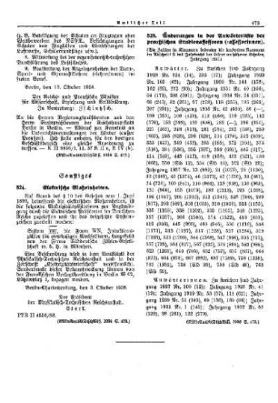 Änderungen in der Anwärterliste der preußischen Studienassessoren (-assessorinnen) : [Sonstiges] ; [Amtliche Erlasse] ; [Amtlicher Teil]