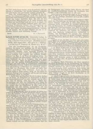327-331 [Rezension] Dölger, Franz Jos. (Hrsg.), Konstantin der Große und seine Zeit. Gesammelte Studien
