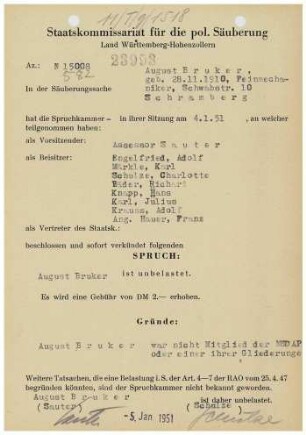 Bruker, August