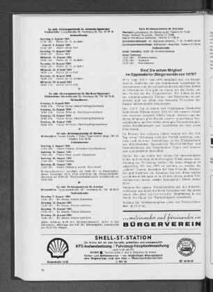 Sind Sie schon Mitglied im Eppendorfer Bürgerverein von 1875?