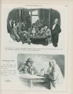 "Vortheilhafte Physiognomie" "Tiefsinnige Logik"